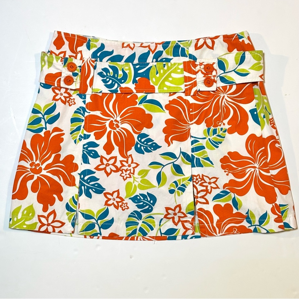 Herman Geist Tropical Floral Skort 6 - Picture 8 of 9